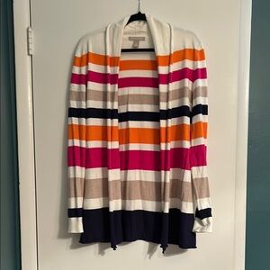 Banana Republic Colorful Striped Cardigan